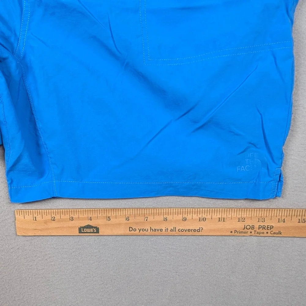 The North Face Shorts‎ Mens XXL Blue Elastic Waist Nylon Lightweight Hiking 6.5